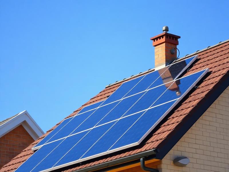 25 zwarte zonnepanelen op plat dak - Familie Vandenberghe