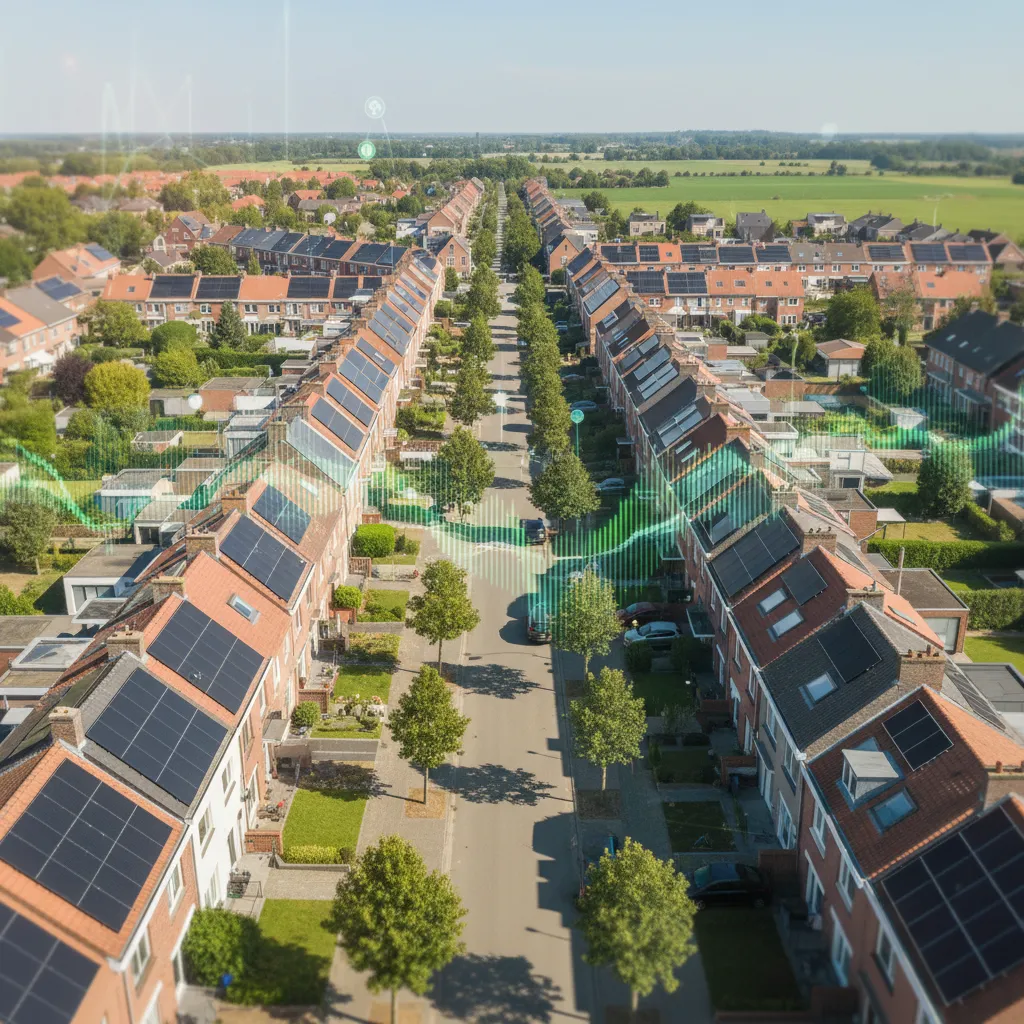 Gemiddeld elektriciteitsverbruik van een Belgische woonstraat