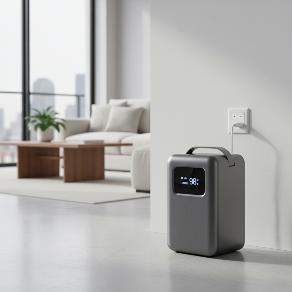 Stekkerbatterij: plug-and-play thuisbatterij zonder installatie — compact, draagbaar en ideaal voor huurders en appartementen — Solarnation